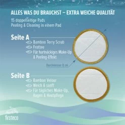 Firsteco Abschminkpads Bambus Cylinder Set -Hochwertiger Kosmetikladen 1356089 Firsteco Abschminkpads Bambus Cylinder Set.9917ee75