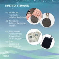 Firsteco Abschminkpads 3in1 Box -Hochwertiger Kosmetikladen 1356097 Firsteco Abschminkpads 3in1 Box.341d732e